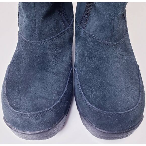 SOREL WATERFALL Black Suede Leather Winter Thinsulate Ultra Boots Women's 9 - Picture 8 of 15